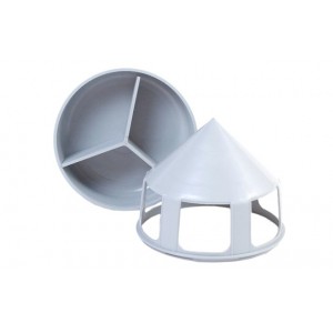 Hranitor grit cu separator