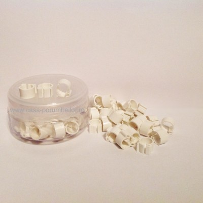 Cleme albe 8x8mm(50buc)