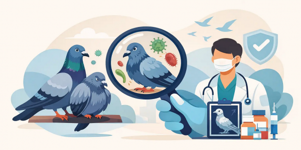 Boli la porumbei: semne, control și prevenție